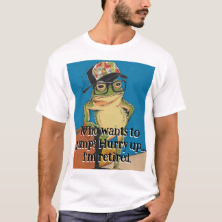 A unique and stylish of a vintage frog T-Shirt