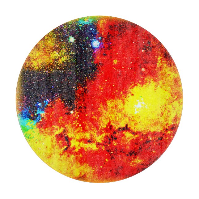 A Universe of Bright Colours. Buy Now Cutting Board (Front)