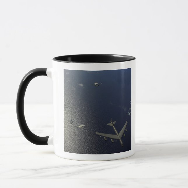 A US Air Force B-52 Stratofortress aircraft 2 Mug (Left)