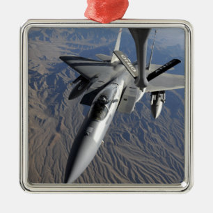 A US Air Force F-15 Eagle Metal Tree Decoration