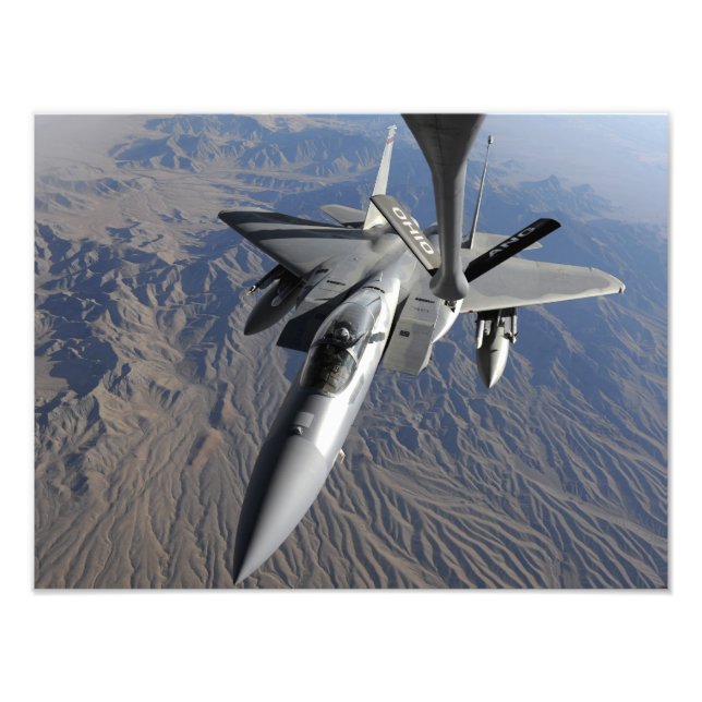 A US Air Force F-15 Eagle Photo Print (Front)