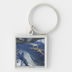A US Air Force F-15C Eagle positioning itself Key Ring