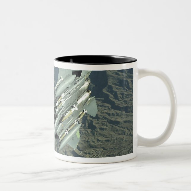A US Air Force  F-15E Strike Eagle Two-Tone Coffee Mug (Right)