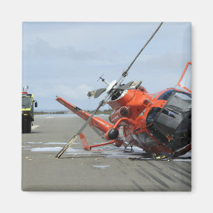 A US Coast Guard MH-65 Dolphin helicopter crash Magnet
