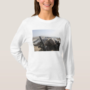 A US Marine fires a mortar in Salinas, Peru T-Shirt