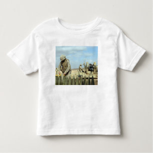 A US Marine prepares howitzer rounds to be fire Toddler T-Shirt