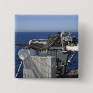 A US Navy Gunner's Mate 15 Cm Square Badge