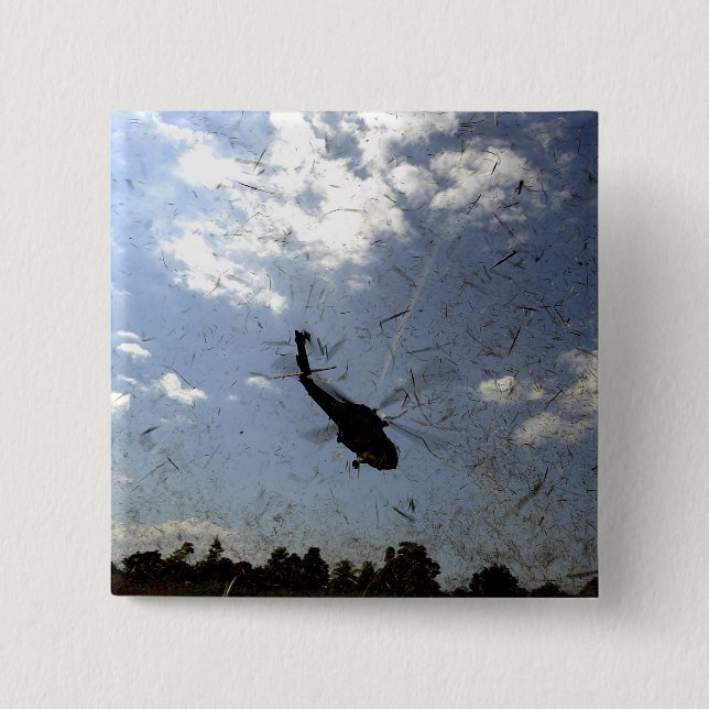 A US Navy HH-60 Seahawk 15 Cm Square Badge (Front)