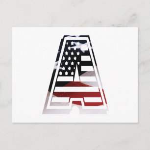 A USA script fab cool Postcard