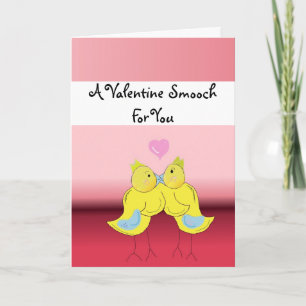 A Valentine Smooch Holiday Card