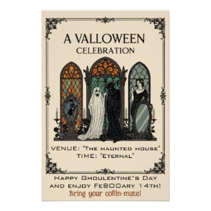 A Valloween Celebration Poster
