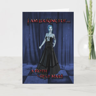 A Vampire card for a best maid request