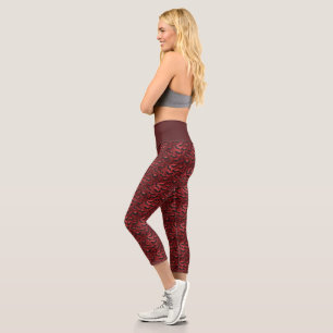A Vampire-ish Series Design 12 Capri Leggings