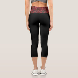 A Vampire-ish Series Design 12 Capri Leggings