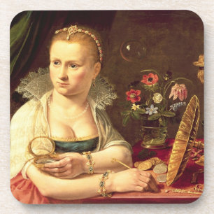 A vanitas portrait of a lady believed to be Clara Coaster