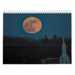 A variety of moons throughout the year calendar