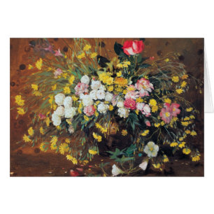 A Vase of Flowers Card