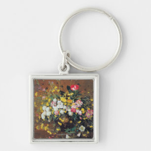A Vase of Flowers Key Ring