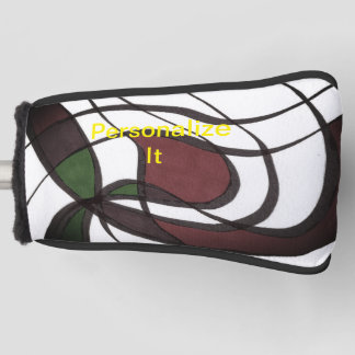 A vast array of subjects and designs adorn this    golf head cover