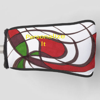 A vast array of subjects and designs adorn this golf head cover