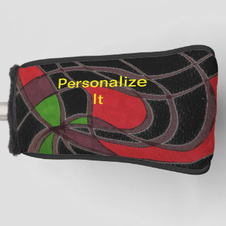 A vast array of subjects and designs adorn this golf head cover