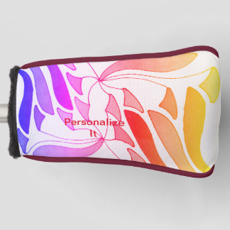 A vast array of subjects and designs adorn this golf head cover
