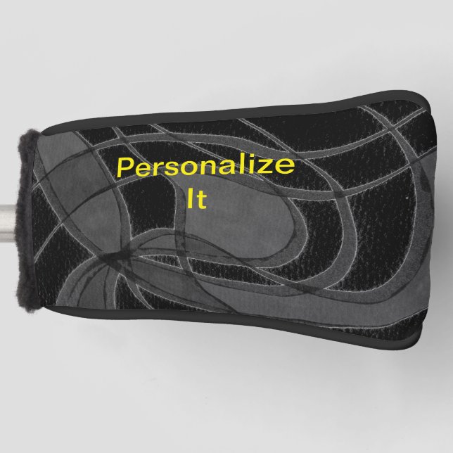 A vast array of subjects and designs adorn this    golf head cover (Front)