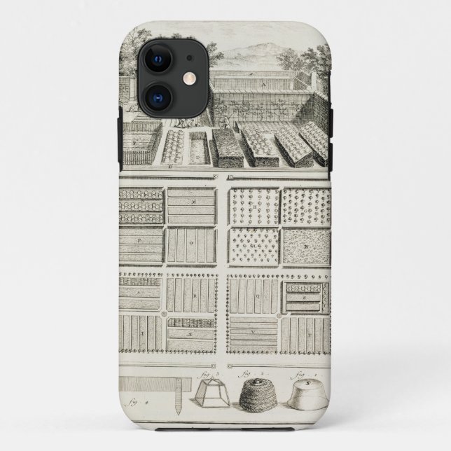 A vegetable garden, from 'The Encyclopaedia of Case-Mate iPhone Case (Back)