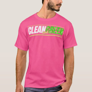 A Vegetarian Is Clean And Green Veganism Go Vegan T-Shirt