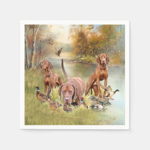 A versatile aristocrat in the Hungarian Vizsla Napkin