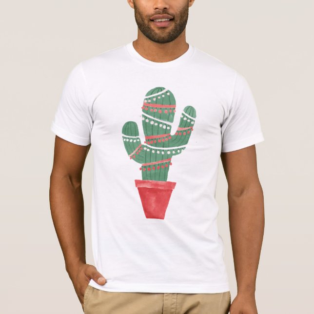 A Very Cactus Christmas Tree T-Shirt (Front)