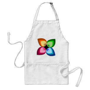 A very colourful Flower Standard Apron