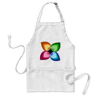 A very colourful Flower Standard Apron