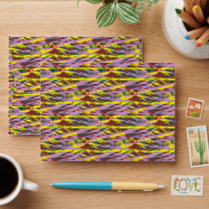 a very colourful pattern with a lot of different c envelope