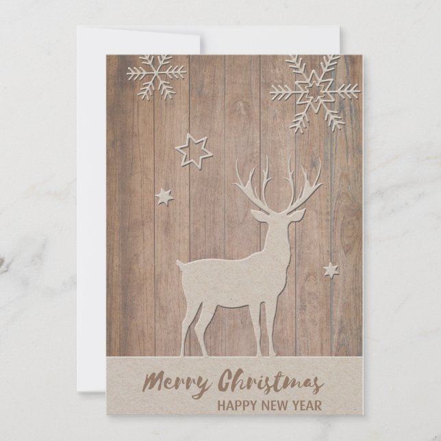 A very Deer Christmas Holiday Card (Front)