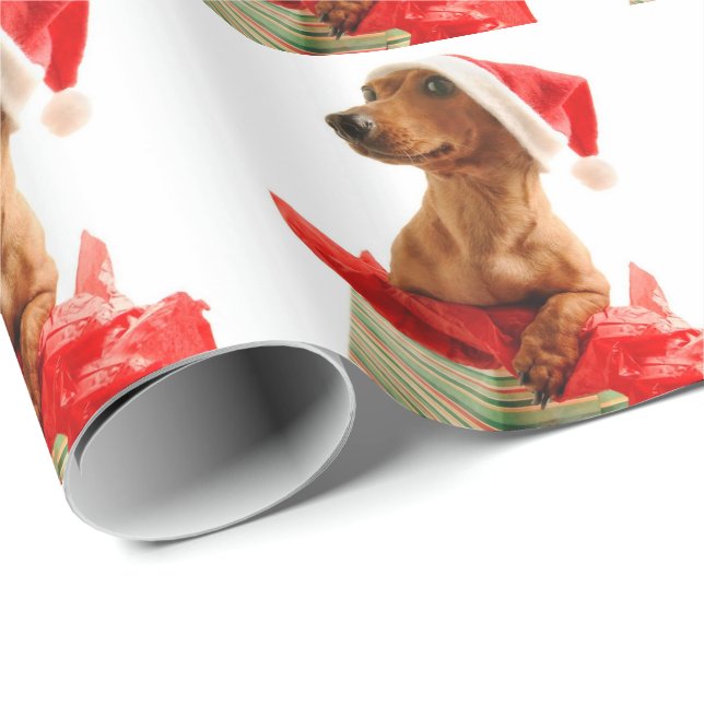 A very Doxie Christmas Wrapping Paper (Roll Corner)