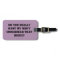 A very funny luggage tag