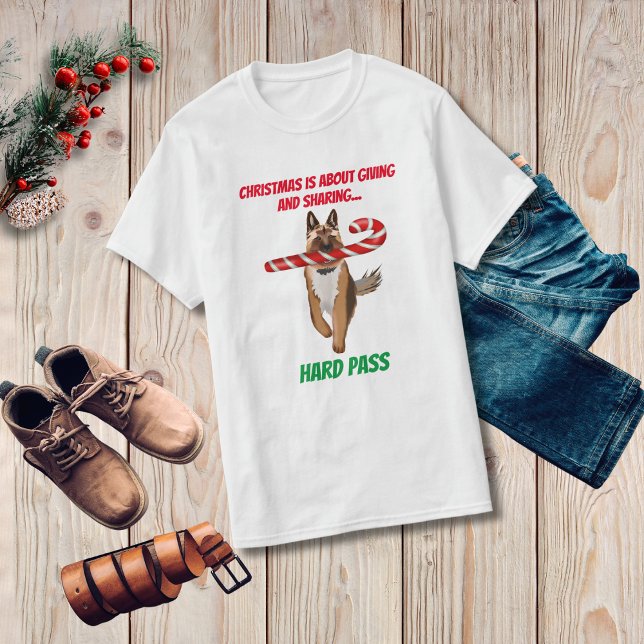 A Very German Shepherd Candy Cane Christmas  T-Shirt (Creator Uploaded)