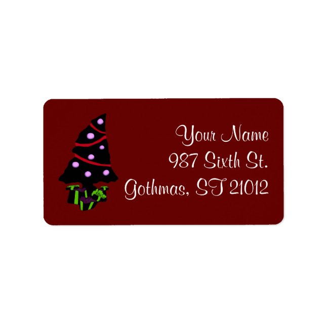 A Very Gothy Christmas Label (Front)