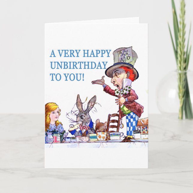 A Very Happy Unbirthday To You! Card (Front)
