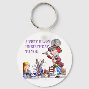 A Very Happy Unbirthday To You! Key Ring