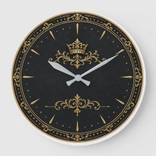A very luxurious wall clock. large clock