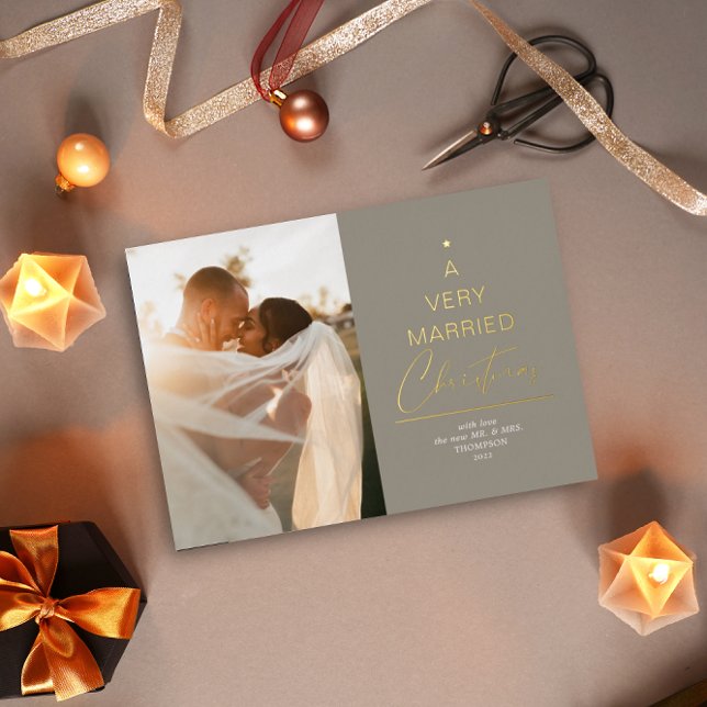 A Very Married Christmas Script Taupe Gold (Creator Uploaded)