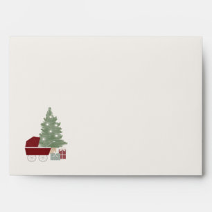 A Very Merry Baby Shower Envelope