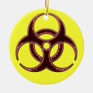 A Very Merry Biohazard Christmas Ceramic Tree Decoration