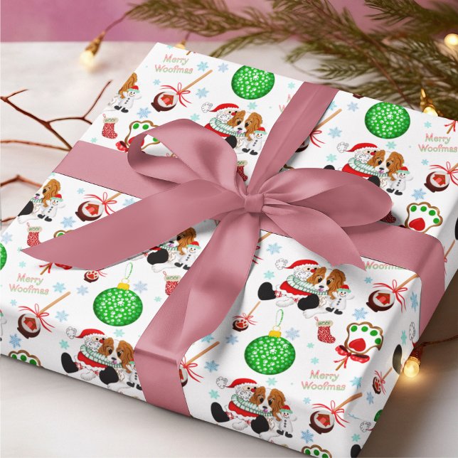 A Very Merry Cavalier King Charles Christmas Wrapp Wrapping Paper (Calling all Cavalier fans! check out this Christmas paper for your holidays!)
