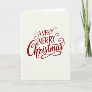 A Very Merry Christmas Card