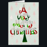 A Very Merry Christmas Greeting Card<br><div class="desc">Wishing everyone A Very Merry Christmas.   Design created by Black Brook Photography with graphic from Pixabay September 2014.</div>