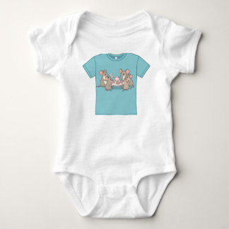 A Very Merry Mouse Tea Party Baby Bodysuit