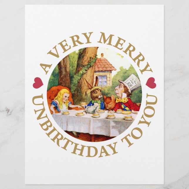 A Very Merry Unbirthday to You! (Front)